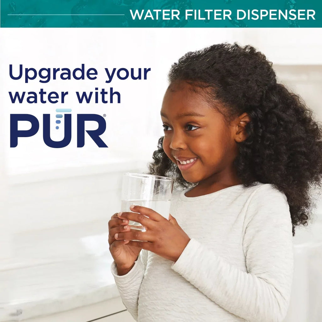 PUR PLUSize 11-Cup Water Pitcher Filtration Sizeystem, W 11.4" x H 10.4" x L 4.9", Aqua, PPT111G