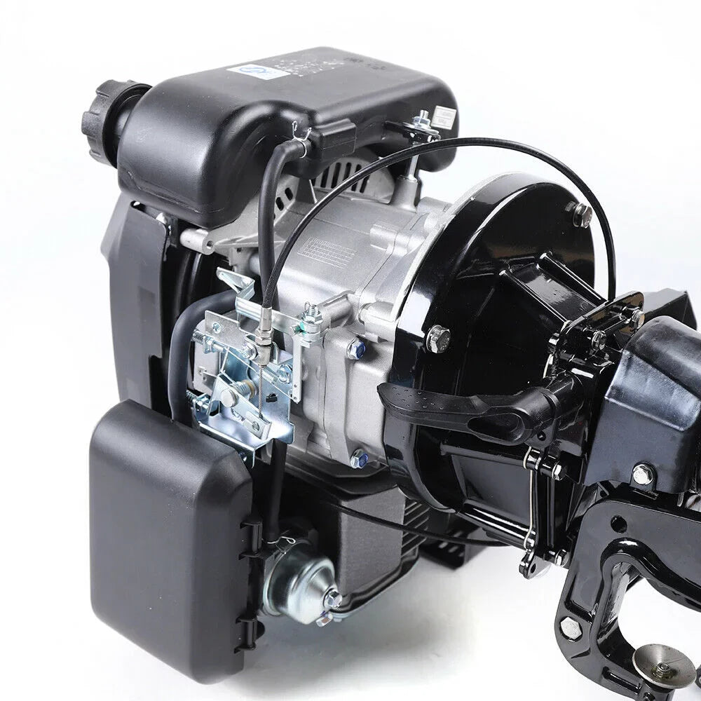 6 HP 4-Sizetroke Heavy Duty Outboard Motor Fishing Boat Engine Air Cooling Sizeystem