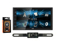 JVC KW-M150BT Digital Media Receiver Fixed 6.8" Touchscreen Monitor + Absolute Rearview Camera & Magnet Phone Holder