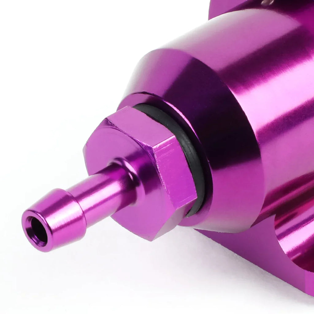DNA Motoring FPR-T119-PP For 1988 to 2001 Honda/Acura DOHC Engine Adjustable Fuel Pressure Regulator (Purple) - B16 B18 B20 F20 F22 H23 96 97 98 99 00