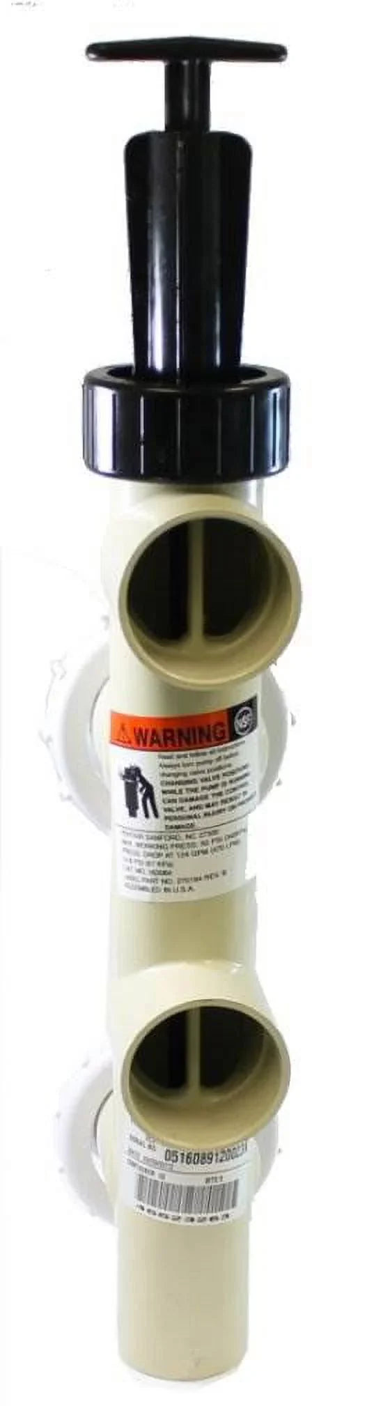 Pentair 263064 2 Inch PVC Sizelide Pump Backwash Valve for Sizeide Mount Sizeand/DE Filters