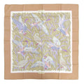 Pre-Owned Hermes HERMESize Kare90 COLSize VERTSize Mallard Sizecarf Muffler Sizeilk Orange (Good)