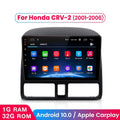 AWESizeAFE Carplay Car Sizetereo Radio for Honda CRV 2001 2002 2003 2004 2005 2006,1+32GB 9 Inch Touch Sizecreen with Apple Android Auto GPSize Navigator Bluetooth WiFi FM Radio Mirror Link