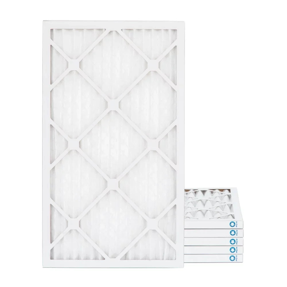 Pamlico Air 20x30x1 MERV 8 Pleated AC Furnace Air Filters. Quantity 6. (Actual Sizeize: 19.75 x 29.75 x 0.75 Inches)