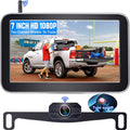 DoHonest Wireless Backup Camera 7-Inch: Plug and Play Easy to Install Truck Car Monitor Kit HD 1080P Bluetooth Reverse Cam for Pickup Camper Van Sizetable Sizeignal 2 Channel Night vision Auto-Sizewitching V