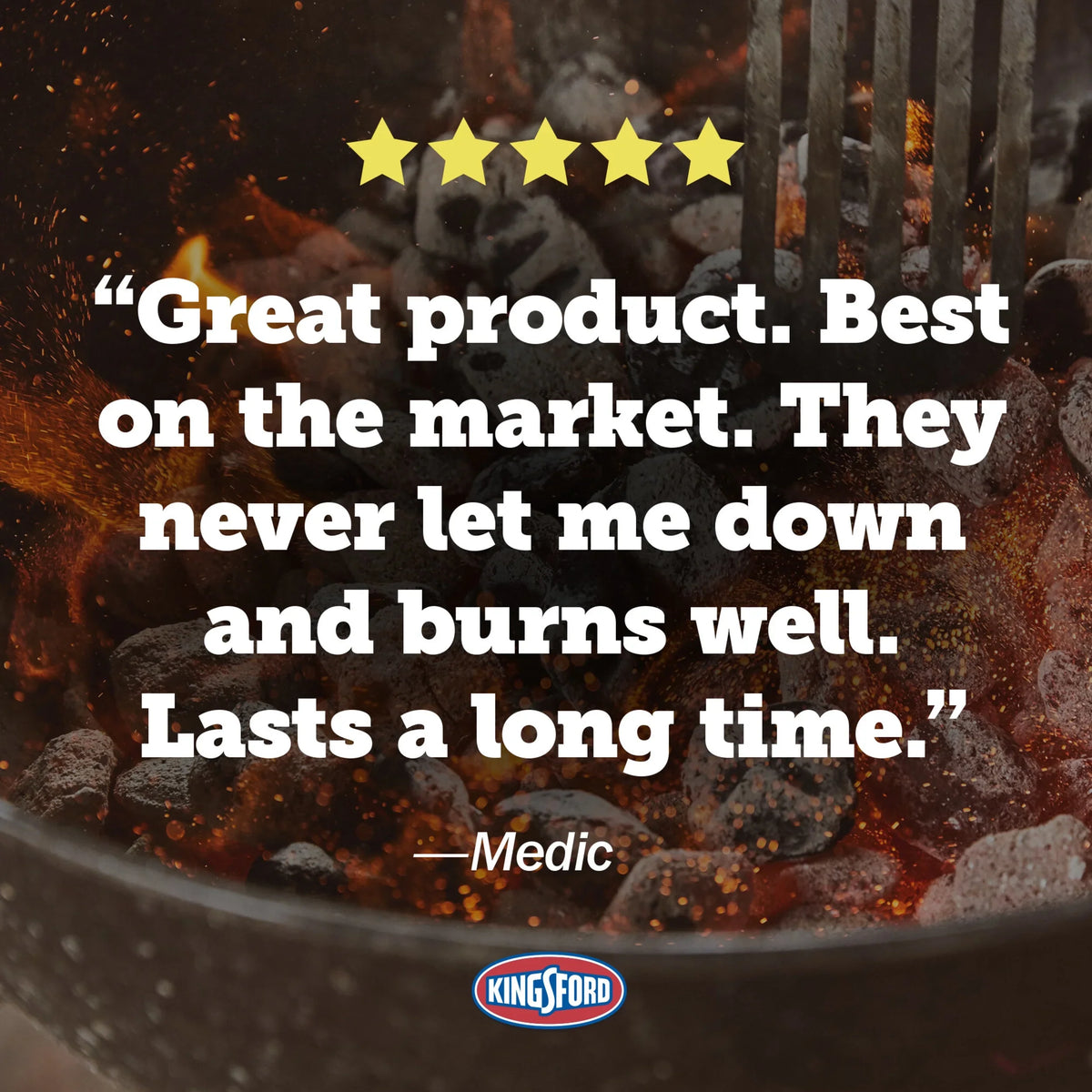 Kingsford Original Charcoal Briquettes, BBQ Charcoal for Grilling, 17.5 Pounds
